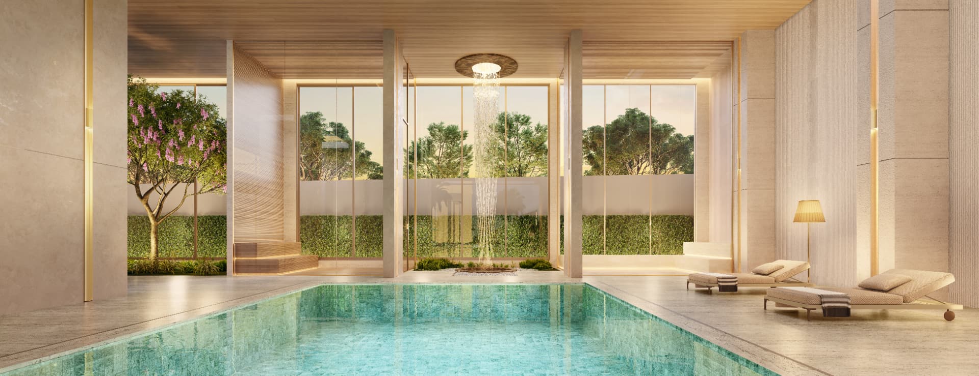 Saunas e spa integrados ao paisagismo — Portrait, Paraíso