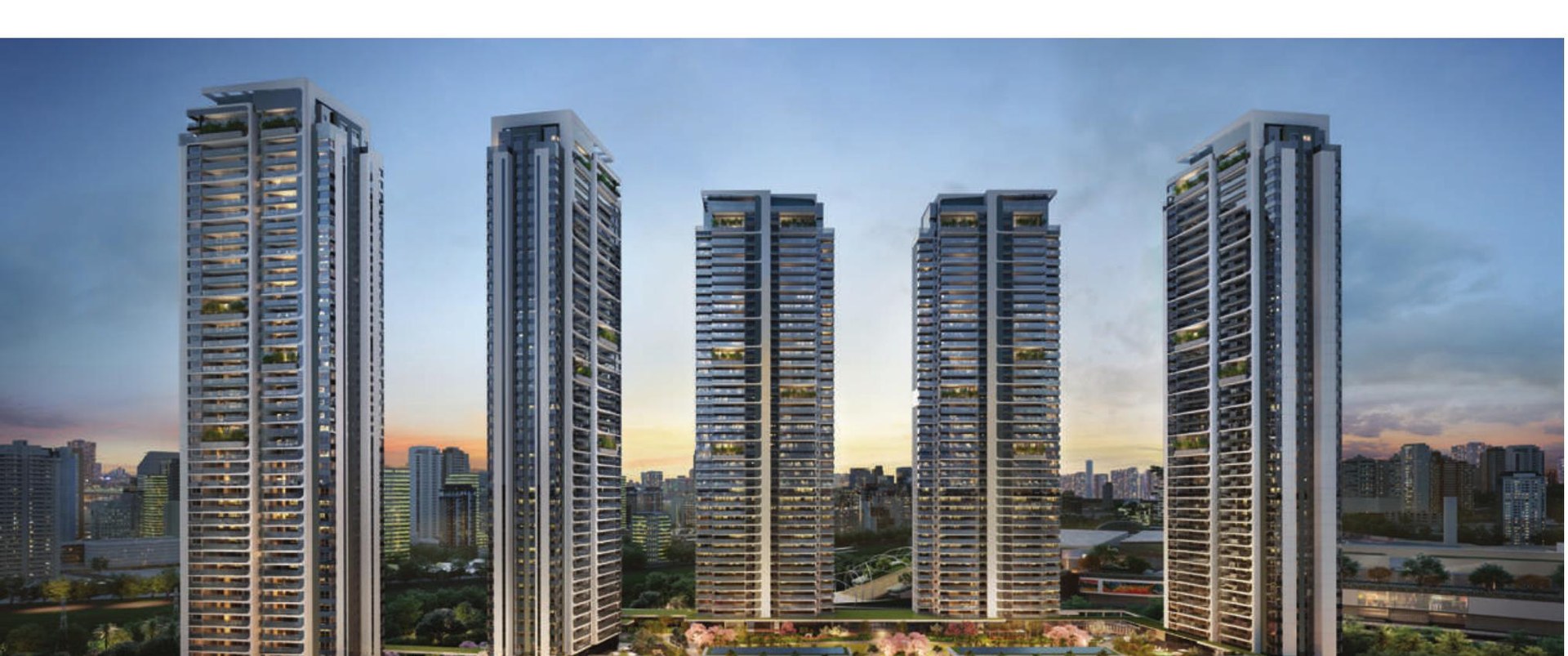 Torres residenciais do Parque Global em São Paulo