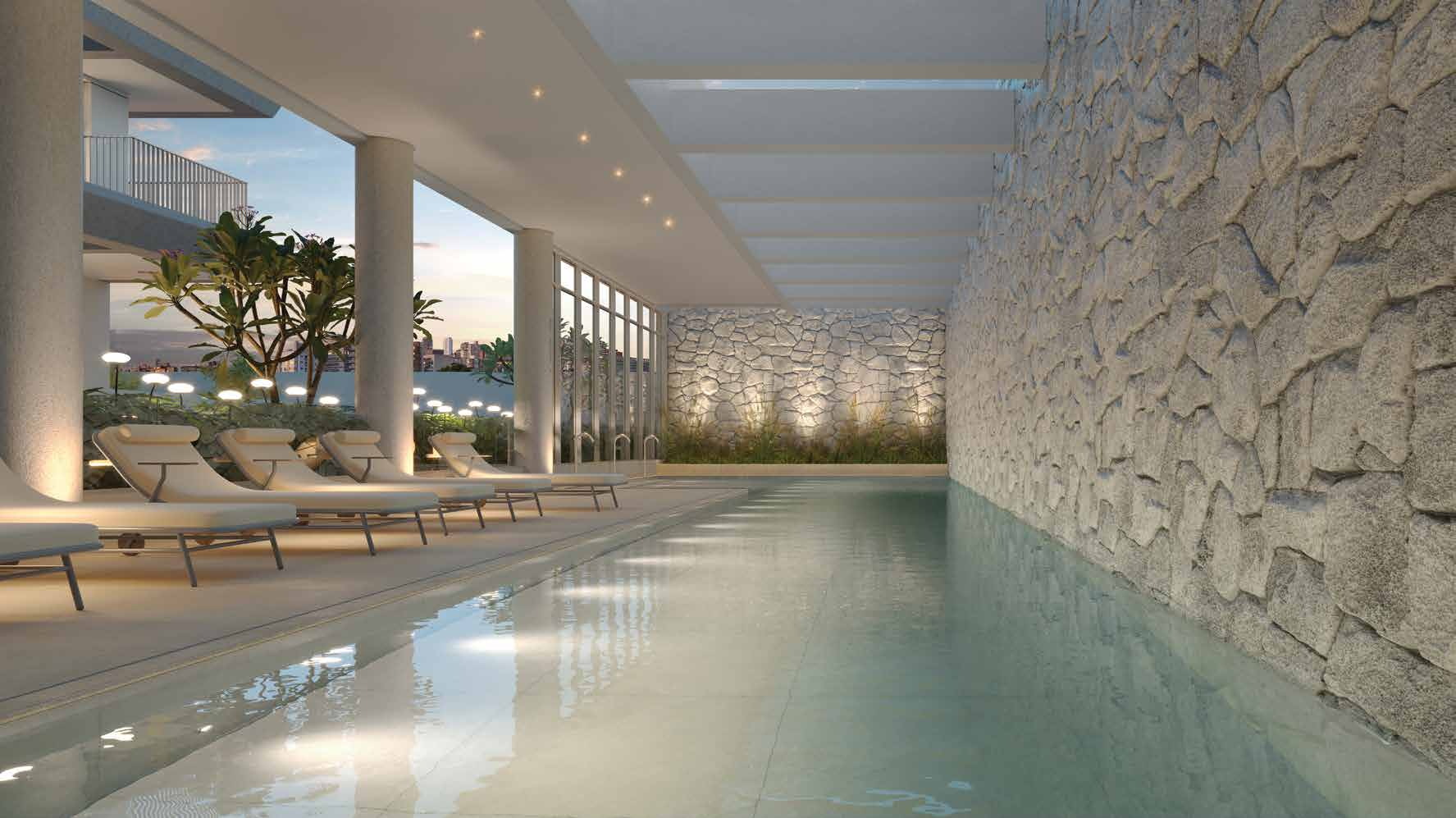 Piscina adulto com 25 metros — Lindenberg Vista Brooklin, São Paulo