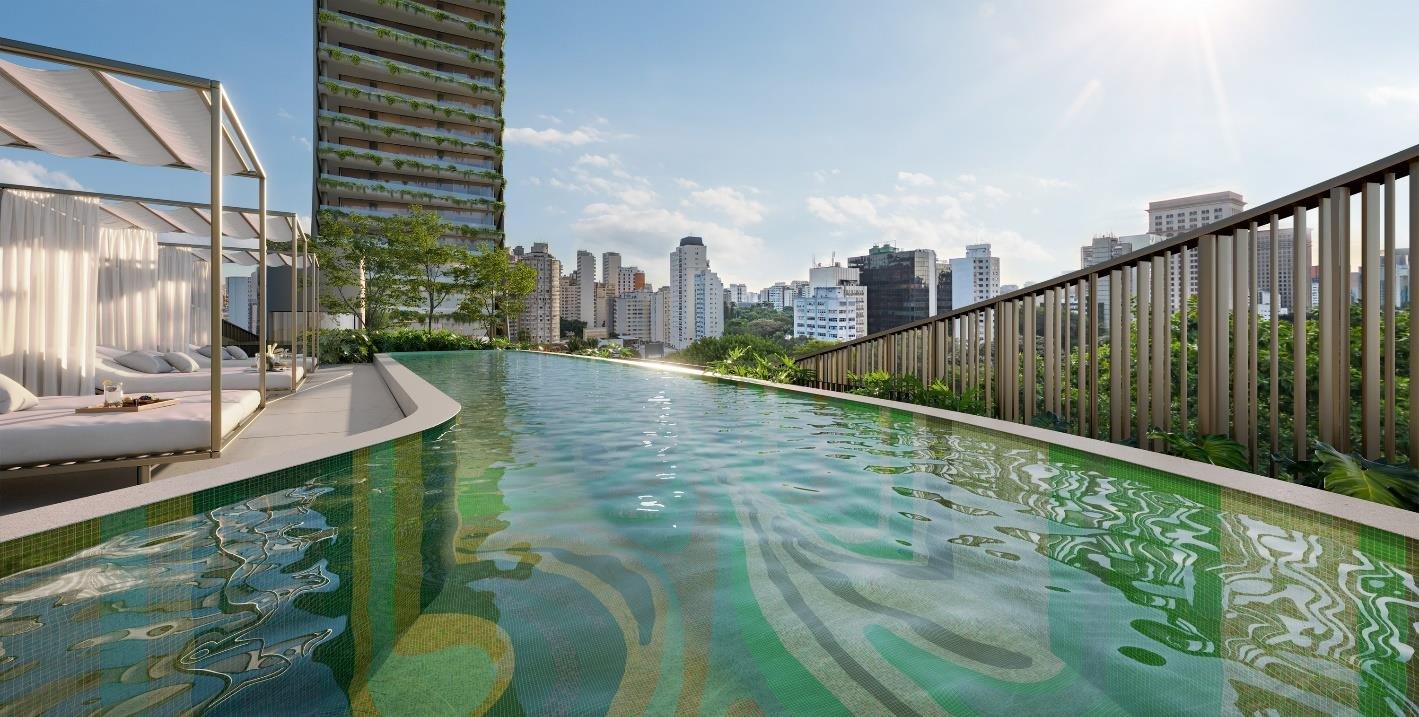 Piscina descoberta — 280 Art Boulevard, São Paulo