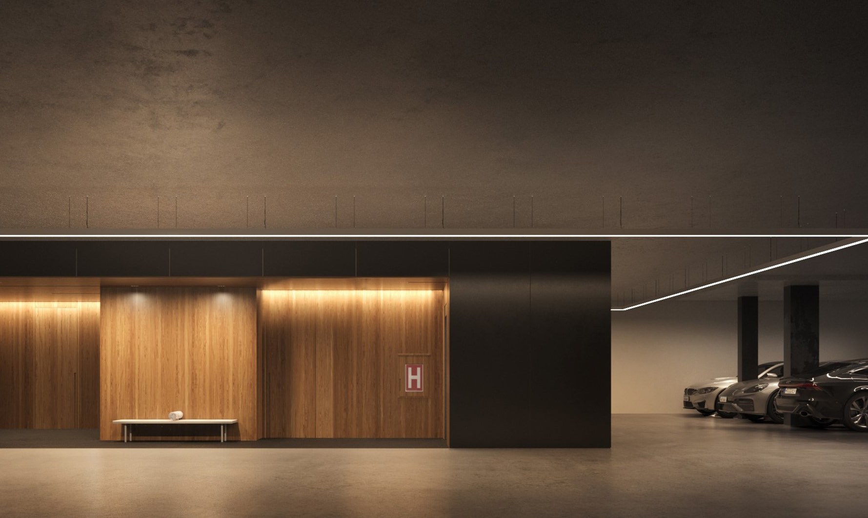 Garagem — RFM Jardins, Jardim América, São Paulo