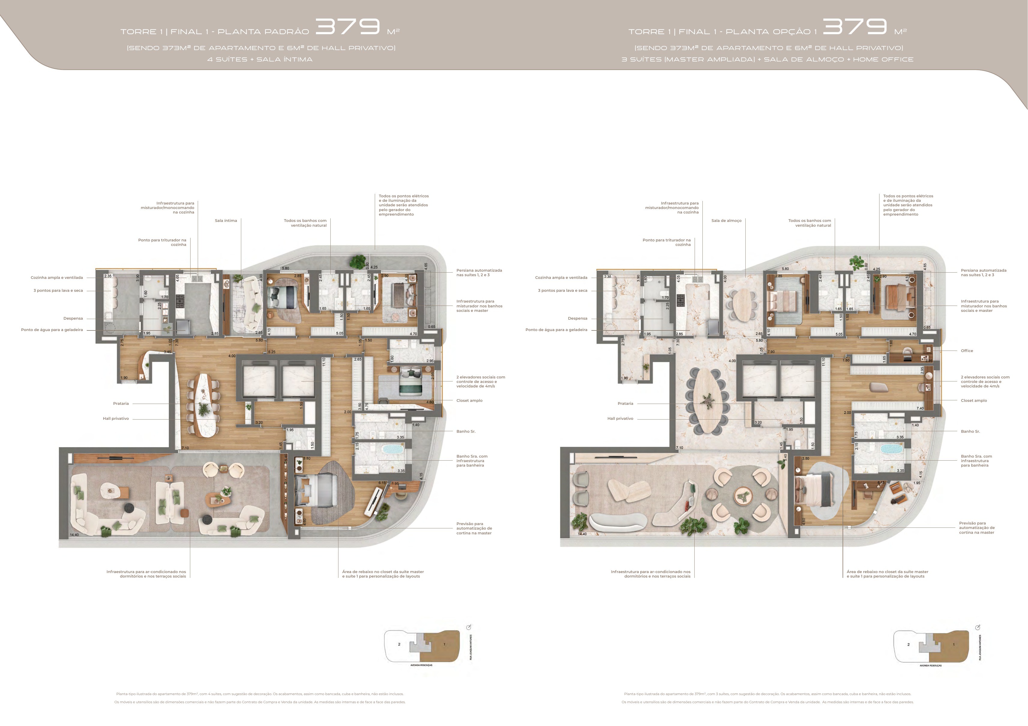 Apartamento de 379 m² — Epic Apartments