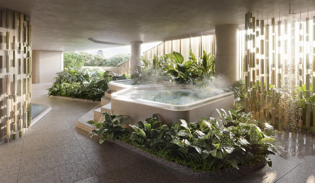 Jacuzzi e jardim do spa — 280 Art Boulevard, São Paulo