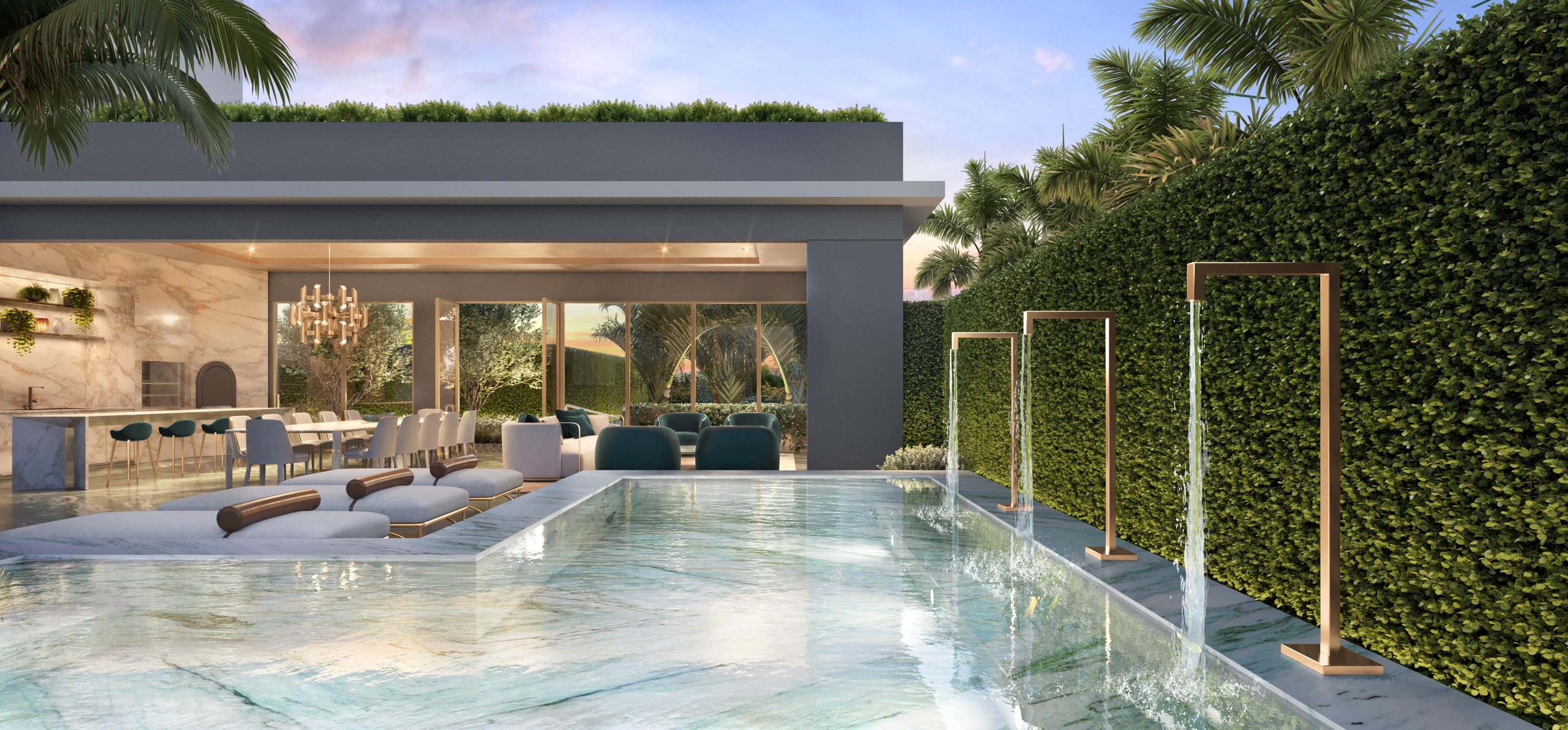 Private pool house — Saffire by Elie Saab, Ibirapuera